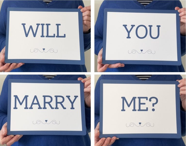 Will you marry me